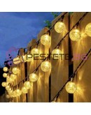 Соларен гирлянд 12м IP65 топки